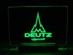 Deutz Luftgekühlt Oldtimer Traktor LED Schild